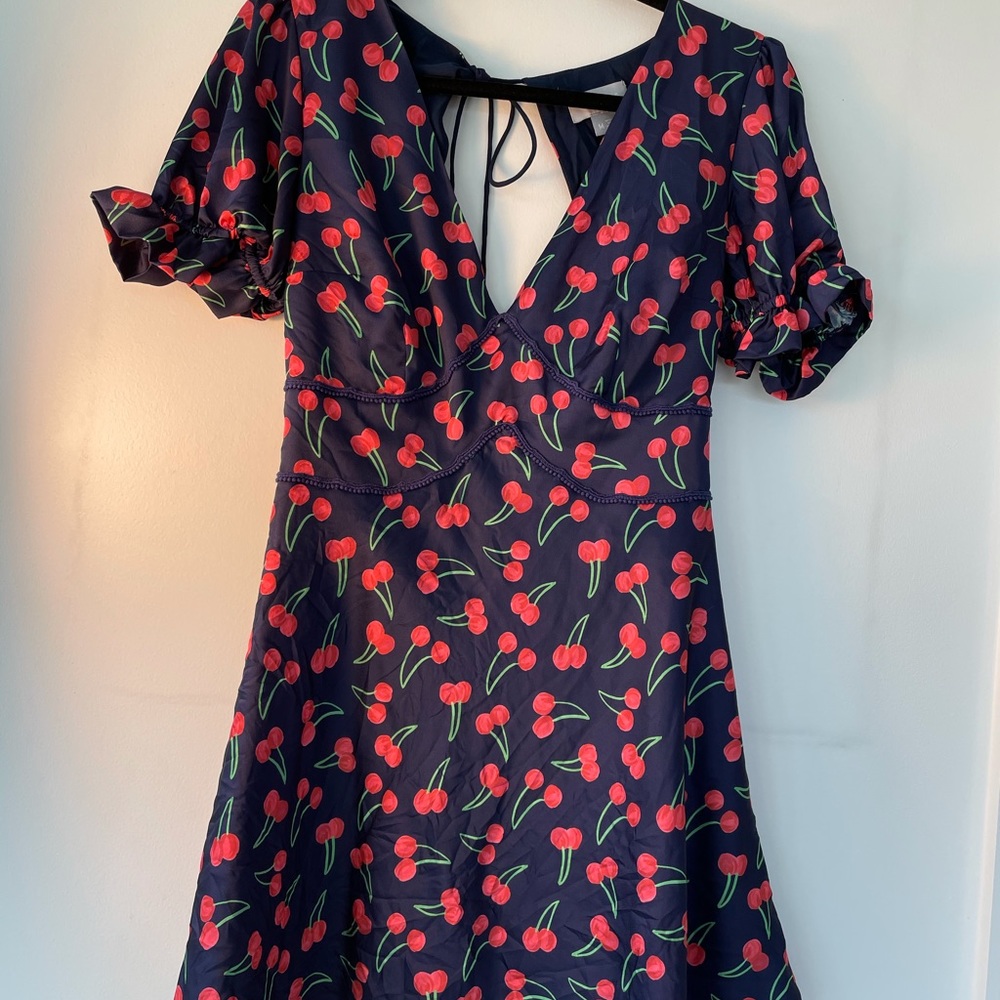 Finders keepers cherry dress. Size medium
